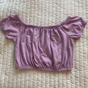 Double Zero off-shoulder top.